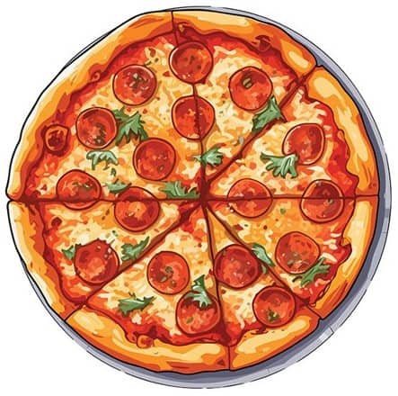 St. John's United Church | An image of a pizza on a plate.